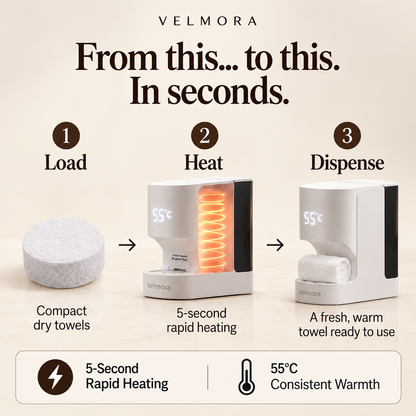 Velmora SteamSpa Towel Dispenser